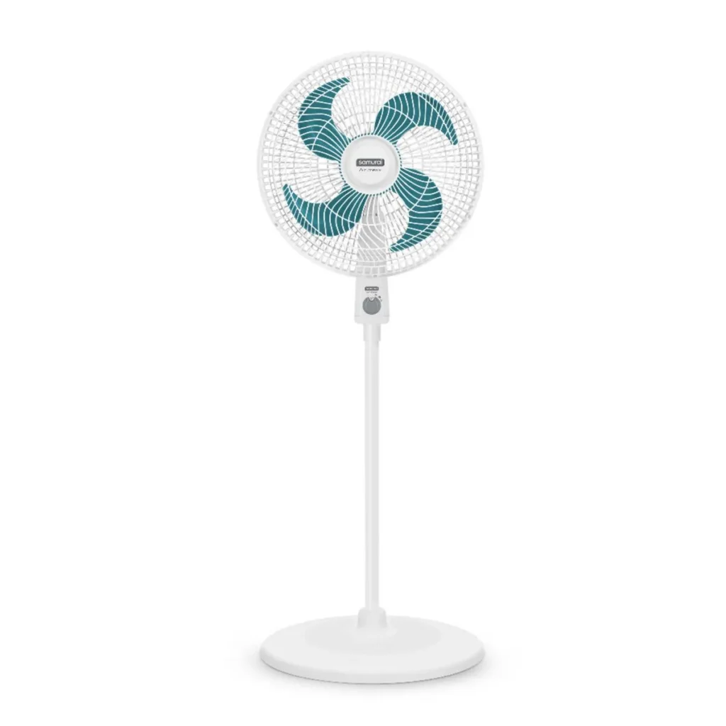 Ventilador SAMURAI Air Maxx blanco con azul