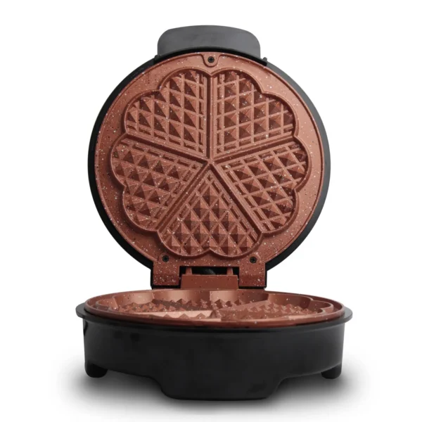 WAFFLERA NEGRA PLATOS COBRE HOME ELEMENTS - Imagen 2