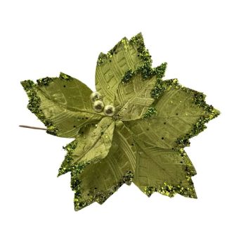 FLOR ARTIFICIAL VERDE OLIVA
