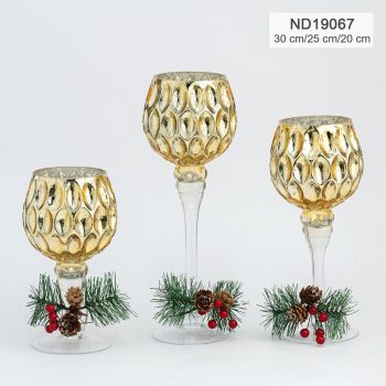 ADORNO COPA CANDELABRO X3