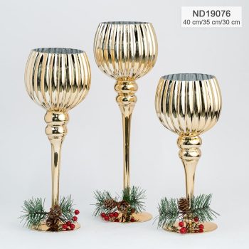 ADORNO COPA CANDELABRO X3