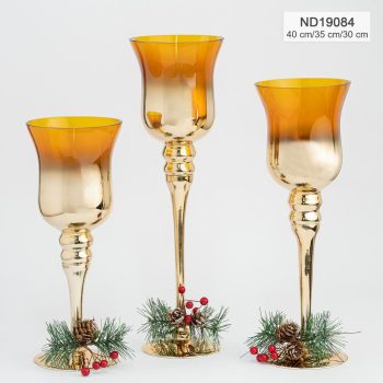 ADORNO COPA CANDELABRO X3